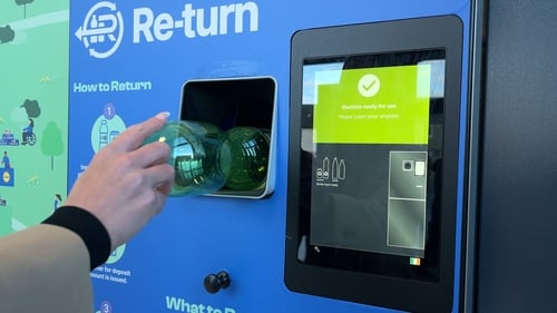 The company operating the Deposit Return Scheme says that 75 million drinks containers were returned in May alone (file image)
