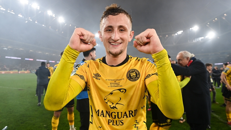 Sam Curtis won two FAI Cups at St Pat's