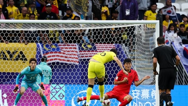 Romel Morales of Malaysia made it 3-3 against South Korea