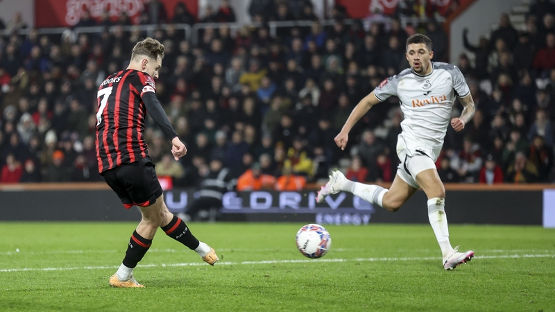 David Brooks slots home Bournemouth's fourth