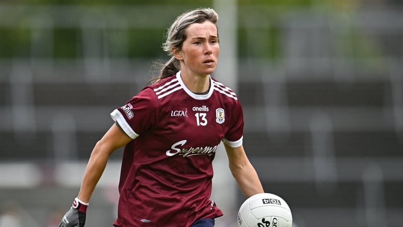 Tracey Leonard in action against Mayo last July, in what would be her final game for Galway