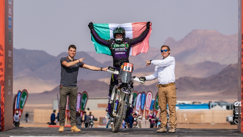 Oran O'Kelly was the first Irishman to compete at the Dakar Rally since 2013