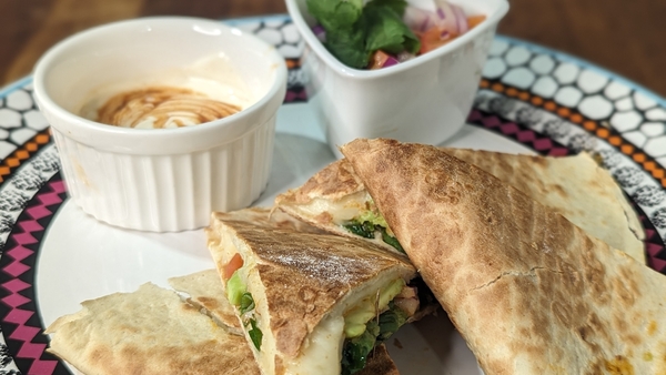 Paul McDonald's spicy as you like quesadillas: Today