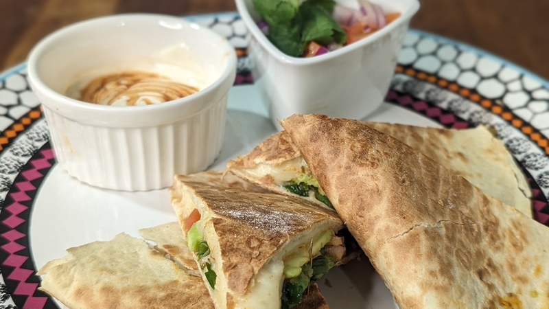 Paul McDonald's spicy as you like quesadillas: Today