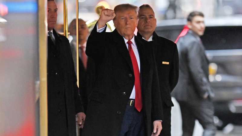 Donald Trump stormed out of the federal courtroom while Ms Carroll spoke