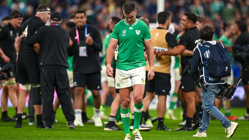 Ireland's Johnny Sexton retired after the defeat to New Zealand