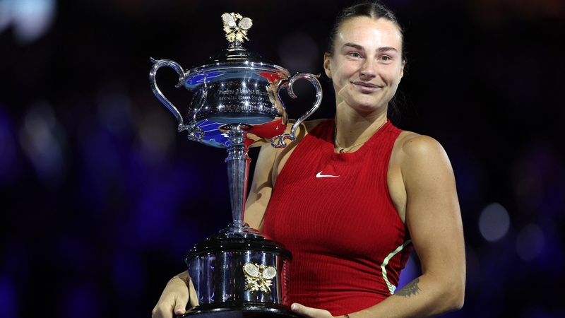 Aryna Sabalenka won her second straight Australian Open