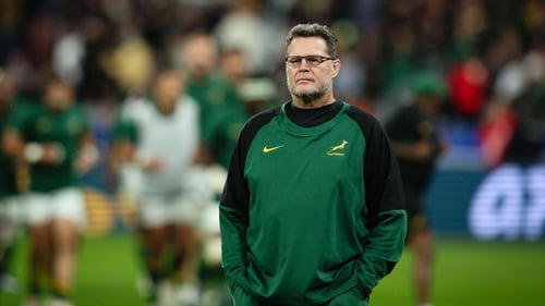 Rassie Erasmus is recovering in hospital after a 'freak accident'