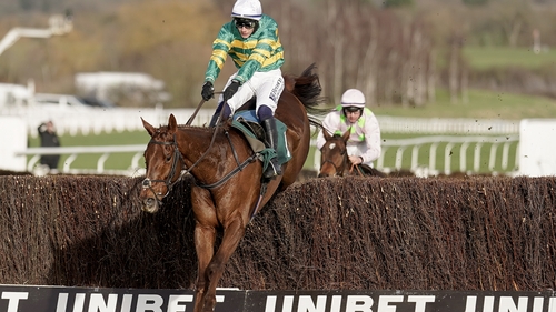 Paul Townend and Capodanno clear the last at Cheltenham