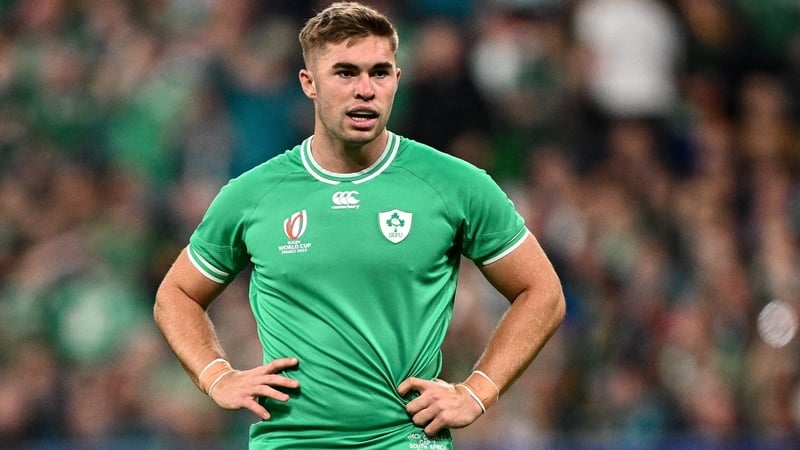 Jack Crowley helped Ireland to a World Cup win over South Africa