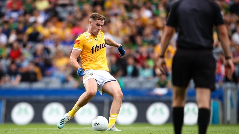Dominic McEnhill plundered 1-06 for Antrim in Rathkeale