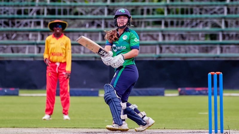 Amy Hunter in action against Zimbabwe on Sunday