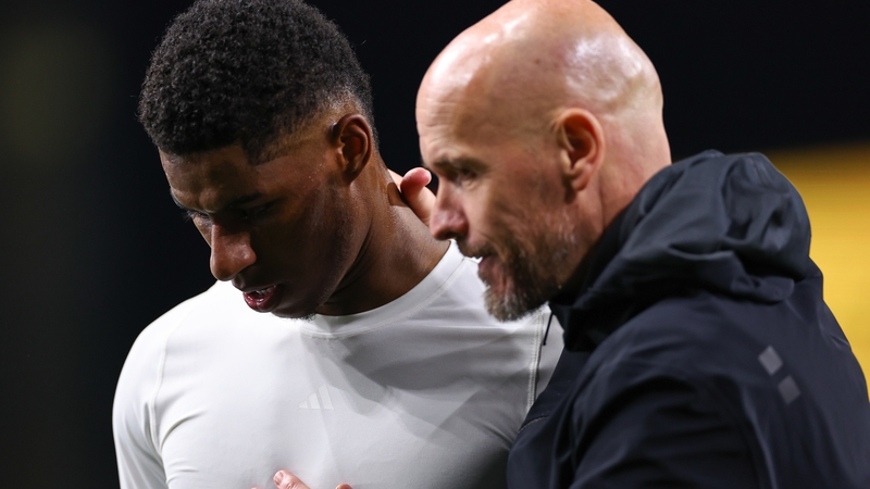 Rashford and Ten Hag appear to have a strained relationship