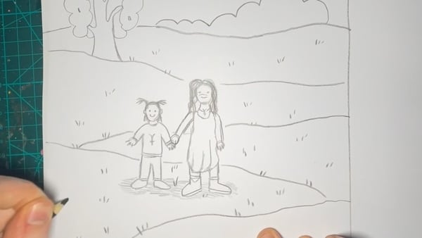 Waterford artist Aaron Fahy sketched the artwork in his bedroom