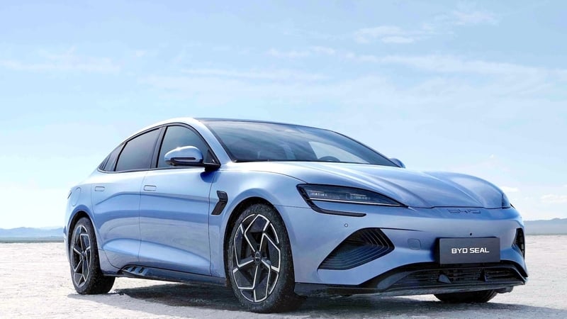 BYD's latest arrival - the Seal.