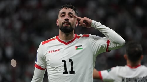 Oday Dabbagh had put Palestine ahead, but they couldn't hold on