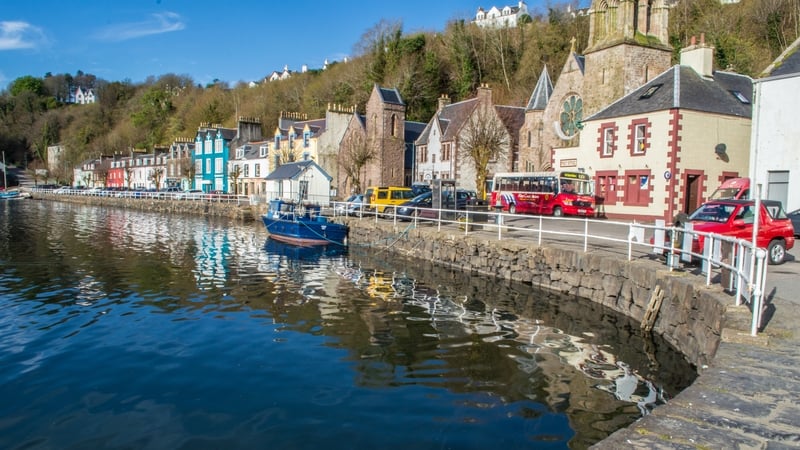 The harbour town of Tobermory on Scotland's Isle of Mull