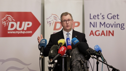It is not yet clear if Jeffrey Donaldson intends to also resign as the MP for Lagan Valley