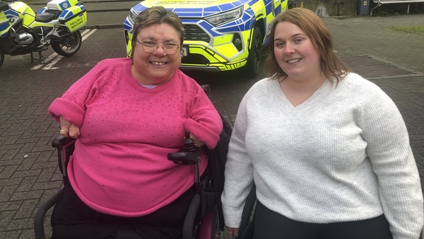Wheelchair users Leith Gath and Ashley McCarthy are hoping to raise awareness among motorists about the consequences of their parking choices