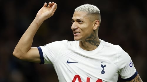 Richarlison scored Tottenham's third shortly before Brentford pulled one back