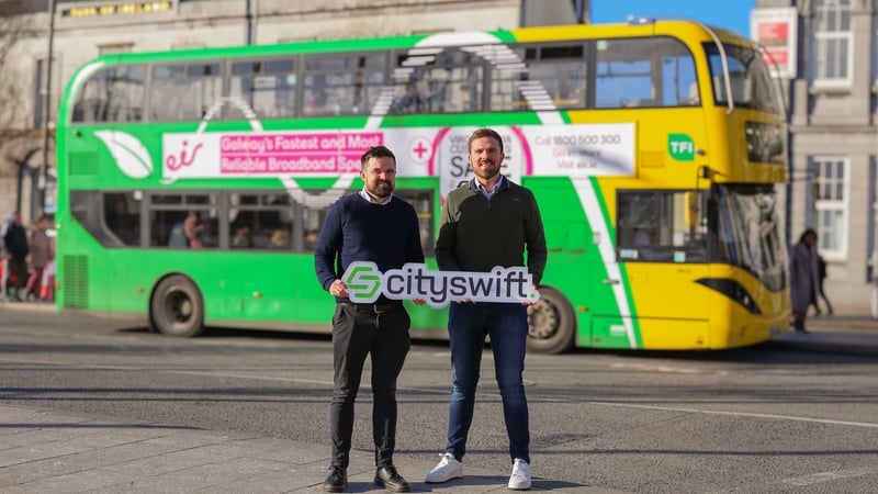 CitySwift co-founders Alan Farrelly (L) and Brian O'Rourke (R)