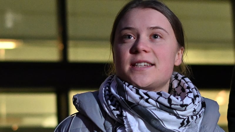 Greta Thunberg defended climate activists facing prosecution at the end of toady's court sitting