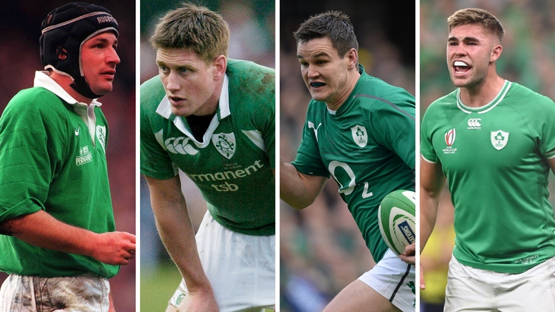 David Humphreys, Ronan O'Gara, Johnny Sexton and Jack Crowley