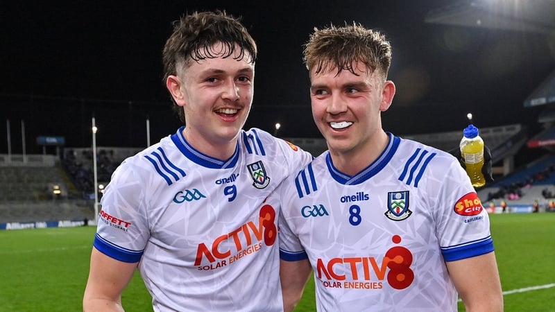 Monaghan players Gary Mohan, left, and Joel Wilson enjoyed last week's victory over the All-Ireland champions at Croke Park