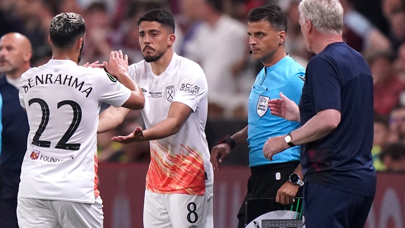 Said Benrahma (L) and Pablo Fornals looked to be on their way out of West Ham