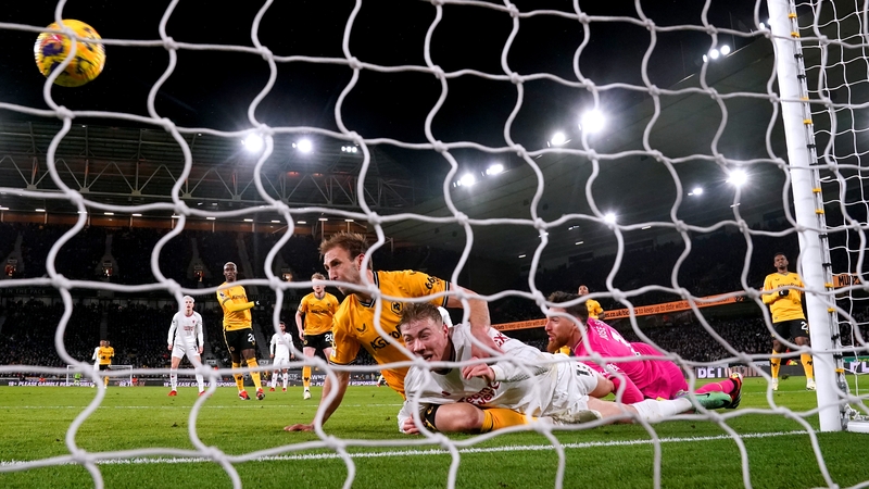 Rasmus Hojlund put his body on the line to score United's second at Wolves