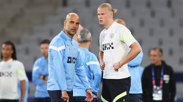 Pep Guardiola has backed Erling Haaland to deliver