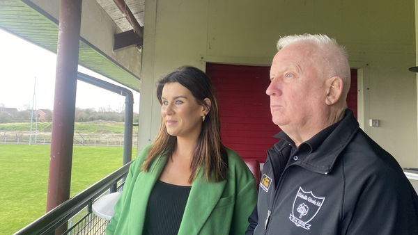 Brian Duffin and Local Sinn Féin councillor Eimear Carney expressed pride in Clonoe local Michelle O'Neill ahead of he rbig day on Saturday