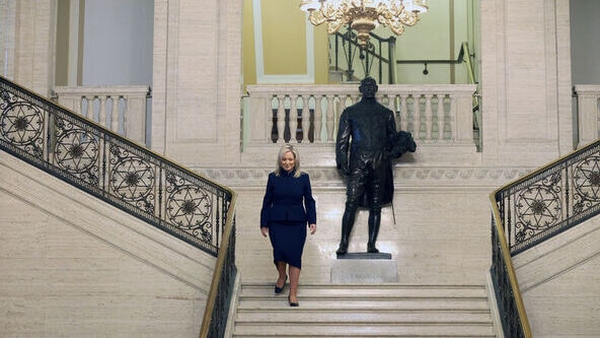 Michelle O'Neill became Northern Ireland's first nationalist First Minister today