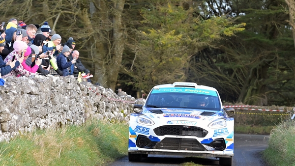 Keith Cronin lead the Galway Rally