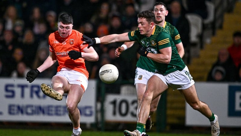 Youngster Oisin Conaty had a fine game for Armagh