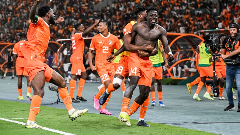 Oumar Diakite (C) was shown a second yellow card for taking off his jersey in celebration after scoring