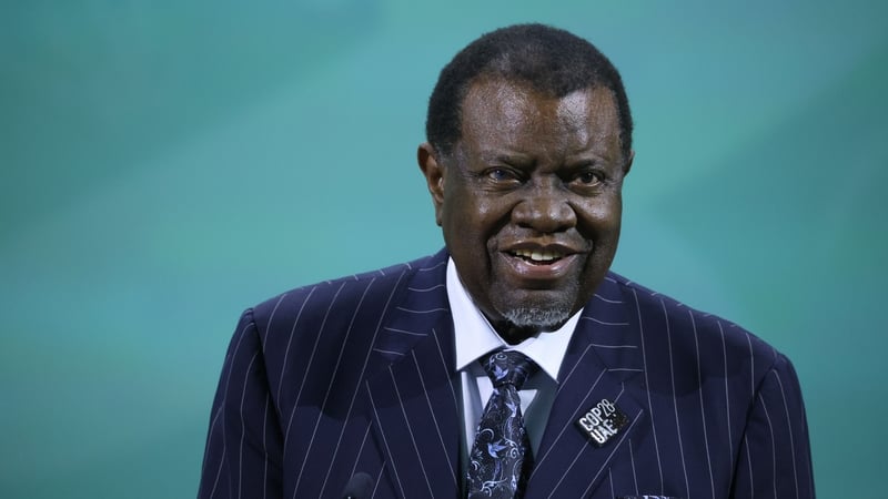 Hage Geingob was the country's first president outside of the Ovambo ethnic group, which makes up more than half Namibia's population