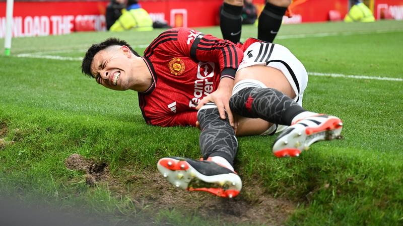 Manchester United defender Lisandro Martinez is facing at least eight weeks out