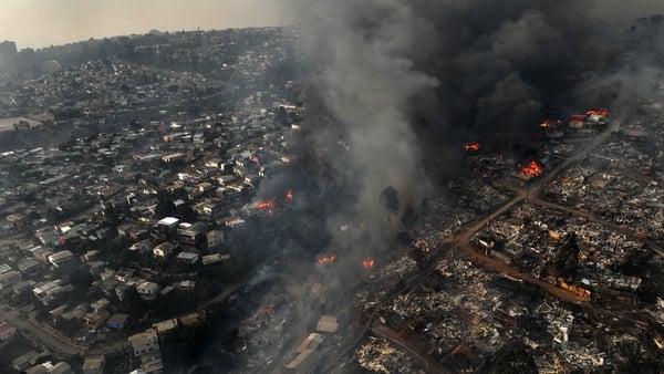 The fires are being driven by a summer heatwave and drought affecting South America caused by the El Nino weather phenomenon