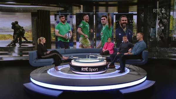 The panel were impressed with Ireland's win over 14-man France