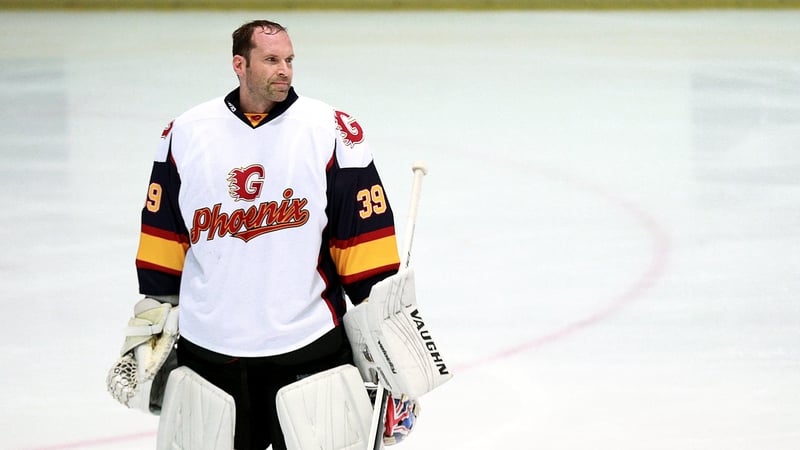 Petr Cech in action for the Guildford Phoenix in 2019