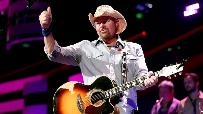 Toby Keith was diagnosed with stomach cancer in 2022
