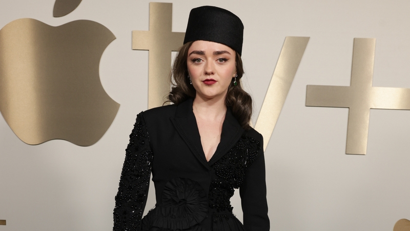 Maisie Williams plays Catherine Dior in the Apple TV+ series The New Look
