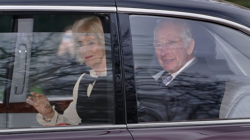 King Charles and Queen Camilla leave their home at Clarence House in London
