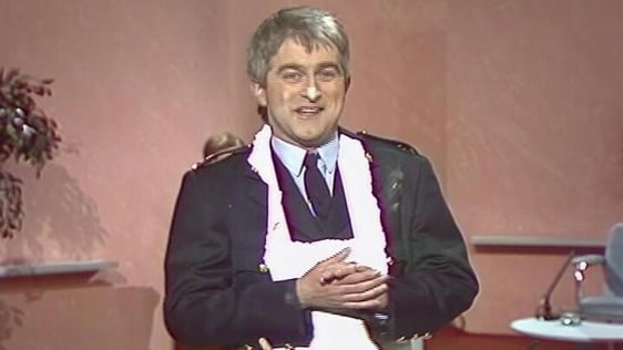 Dermot Morgan as Garda Chef on Kenny Live, 1989