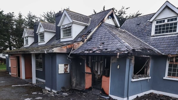 The seven-bed dormer bungalow was badly damaged in the fire (Pic: RollingNews.ie)