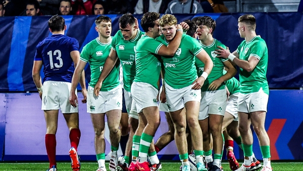 Ireland are looking for a 12th consecutive U20 Six Nations victory