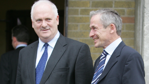 John and Richard Bruton pictured in 2006 (Pic: RollingNews.ie)