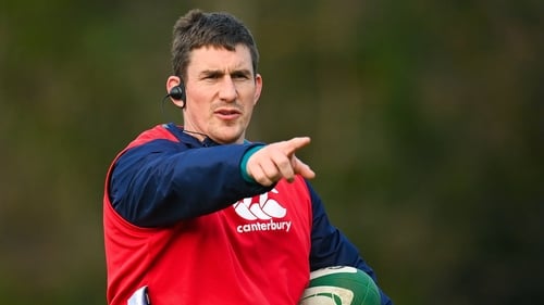 Ian Keatley has stepped in as attack coach for the Ireland U20s this year