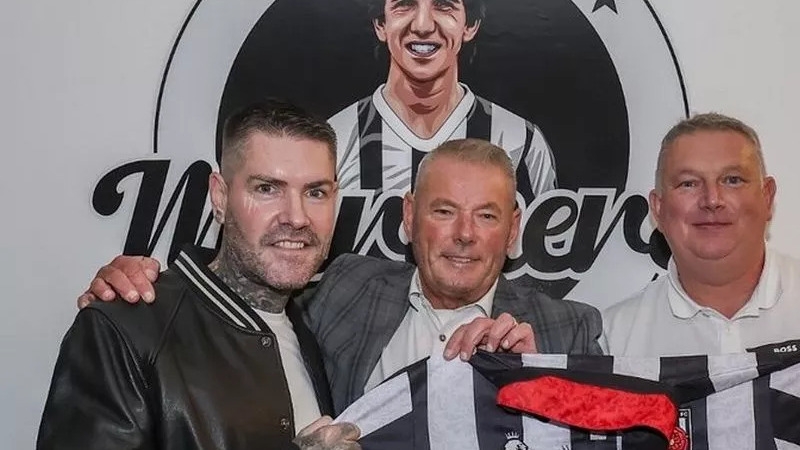 Boyzone's Shane Lynch pictured at Chorley FC